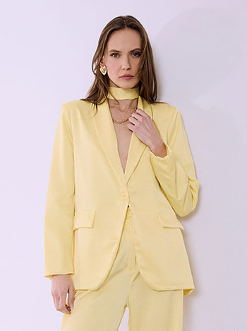 Σακάκι σατέν με ζώνη SQ7880.5071+3