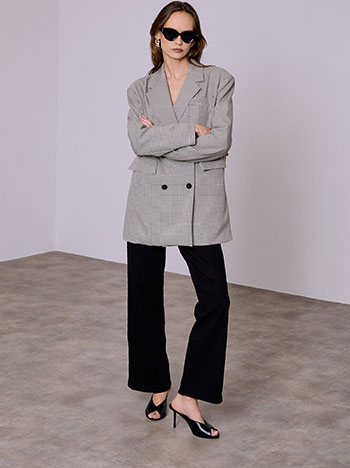 Σακάκι pied de poule με βάτες SQ7880.5790+1