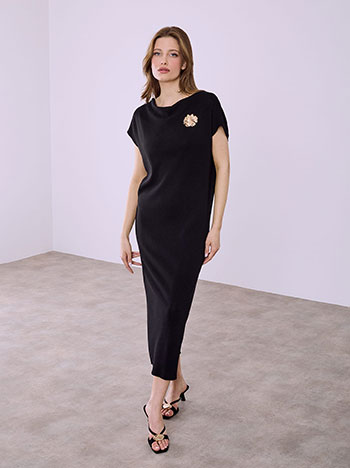 Φόρεμα ντραπέ πλεκτό SQ7880.8375+1