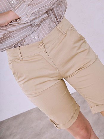 Βερμούδα με γυριστό τελείωμα SQ7911.1701+4