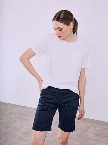 Βερμούδα με γυριστό τελείωμα SQ7911.1701+6