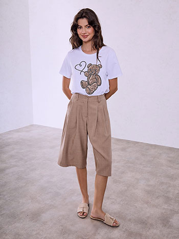  T-shirt με λεοπάρ αρκουδάκι SQ7911.4895+1 - 4