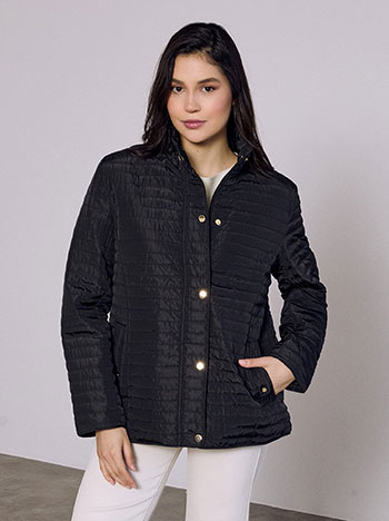 Μπουφάν καπιτονέ μονόχρωμο SQ7911.6689+1