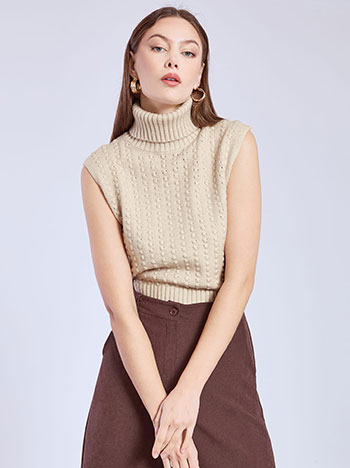 Ζιβάγκο με ανάγλυφη πλέξη SQ7932.4947+5