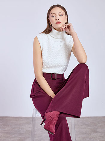 Ζιβάγκο με ανάγλυφη πλέξη SQ7932.4947+4