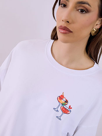 Celestino T-Shirt με Παγωτό Sq7942 4825+1 Μπλούζες T-Shirts Γυναικεία Ρούχα Μόδα