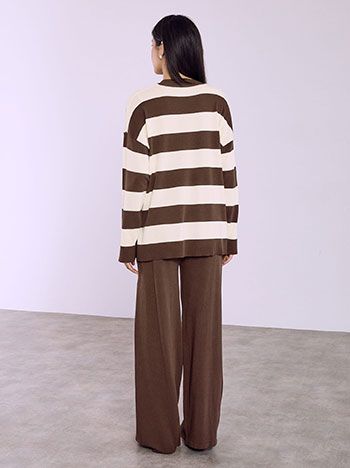 Σετ μπλούζα ριγέ και παντελόνι SQ7948.0224+2