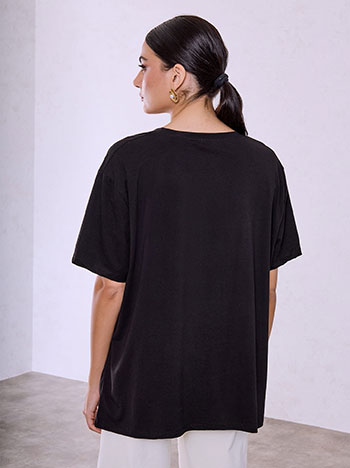 T-shirt oversized με στάμπα SQ7948.4735+3
