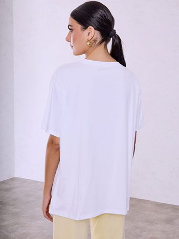 T-shirt oversized με στάμπα SQ7948.4735+1