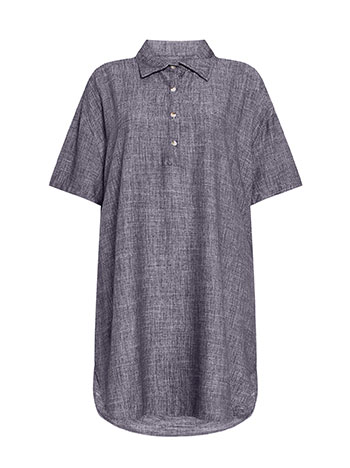 Φόρεμα oversized με λινό SQ7948.8121+4 φωτογραφία
