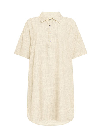 Φόρεμα oversized με λινό SQ7948.8121+3 φωτογραφία