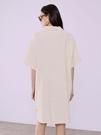 Φόρεμα oversized με λινό SQ7948.8121+3 φωτογραφία