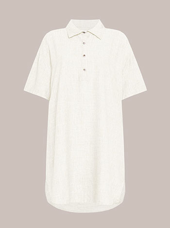 Φόρεμα oversized με λινό SQ7948.8121+1 φωτογραφία