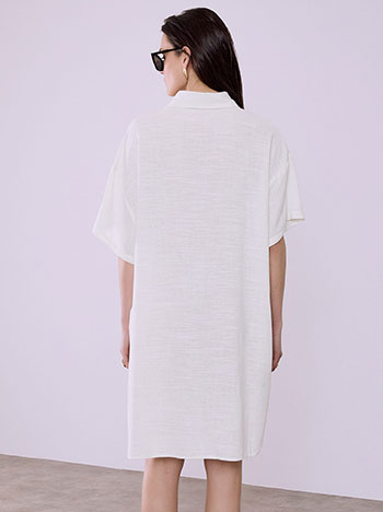 Φόρεμα oversized με λινό SQ7948.8121+1 φωτογραφία