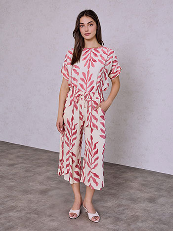  Εμπριμέ ζιπ κιλότ SQ7949.1948+5 - 3