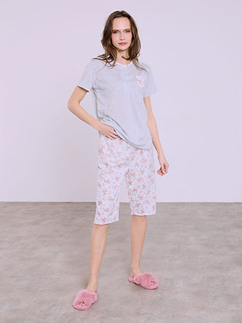 Σετ πιτζάμας με φλοράλ σχέδιο SQ7983.0302+1