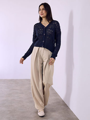 Παντελόνι με πιέτες SQ8011.1556+4