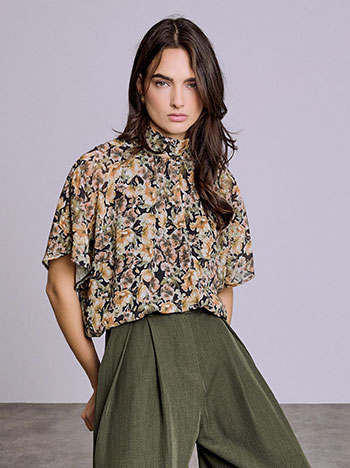 Τοπ φλοράλ με άνοιγμα στην πλάτη SQ8011.4920+1