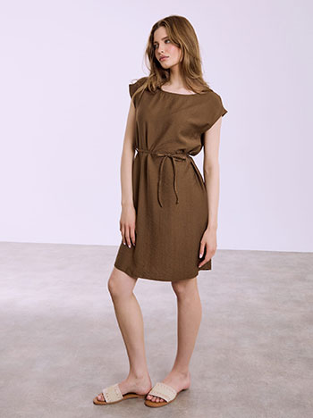 Φόρεμα μίνι μονόχρωμο SQ8011.8232+2