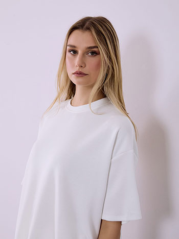 Celestino Μπλούζα Oversized με Ανοίγματα Στο Πλάι Sq874 4751+3 Μπλούζες Κοντομάνικες Γυναικεία Ρούχα Μόδα