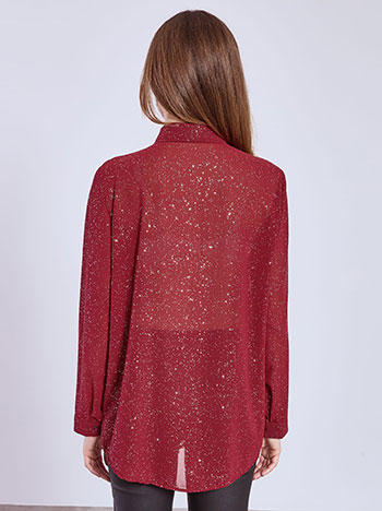 Πουκάμισο ημιδιάφανο με glitter SQ9420.3748+3 φωτογραφία