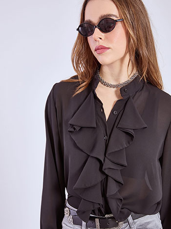 Πουκάμισο με βολάν λεπτομέρειες SQ9420.3996+2 φωτογραφία