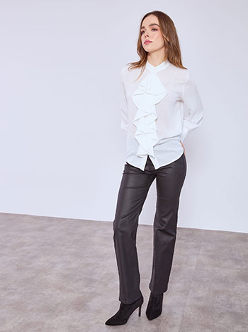 Πουκάμισο με βολάν λεπτομέρειες SQ9420.3996+1 φωτογραφία