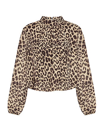 Μπλούζα λεοπάρ με ελαστικό τελείωμα SQ9420.4219+1 φωτογραφία