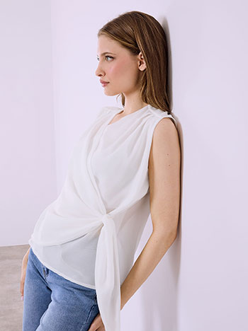 Κρουαζέ μπλούζα με δέσιμο SQ9420.4711+1