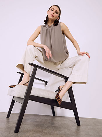 Μπλούζα αμάνικη με σούρες SQ9420.4871+2