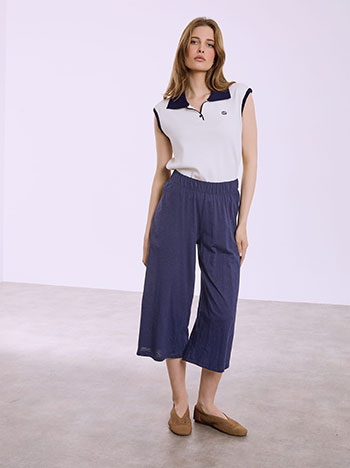 Ζιπ κιλότ βαμβακερή SQ9489.1660+4