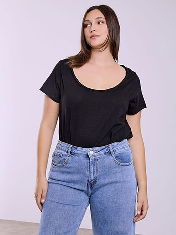  T-shirt με καμπύλη στο τελείωμα SQ9489.4163+5 - 6