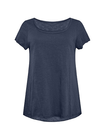  T-shirt με καμπύλη στο τελείωμα SQ9489.4163+7 - 3