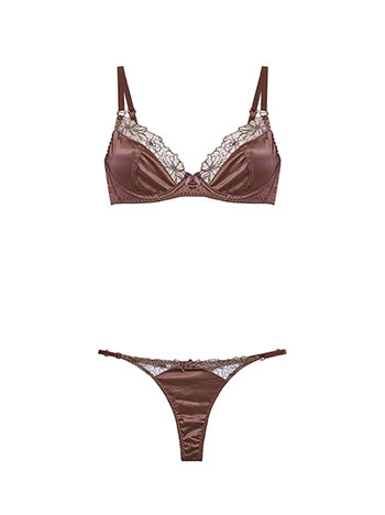 Σετ εσωρούχων σατέν με δαντέλα SQ9833.0599+2 φωτογραφία