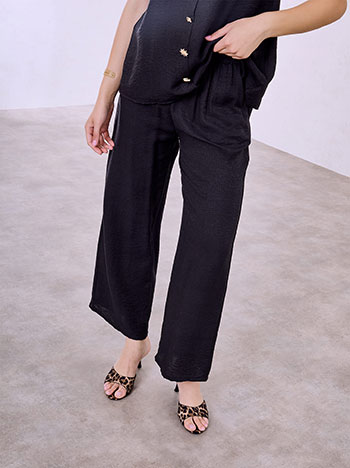 Σετ μπλούζα και παντελόνα με μεταλλικά διακοσμητικά κουμπιά SQ9844.0086+2