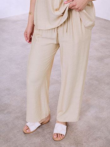 Σετ μπλούζα και παντελόνα με μεταλλικά διακοσμητικά κουμπιά SQ9844.0086+3