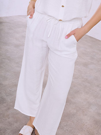 Σετ μπλούζα και παντελόνα με μεταλλικά διακοσμητικά κουμπιά SQ9844.0086+1