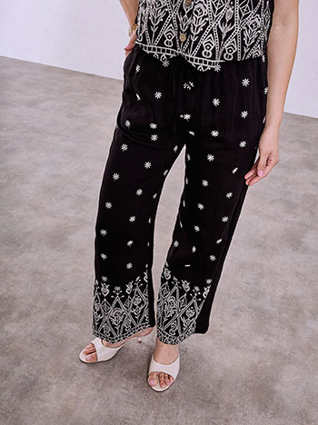 Σετ με κεντητό γιλέκο και παντελόνα SQ9844.0144+1