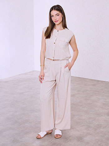 Σετ με πουκάμισο και παντελόνα από βισκόζη SQ9844.0672+2