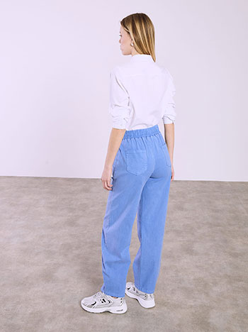 Παντελόνι barrel με denim όψη SQ9844.1333+4 φωτογραφία