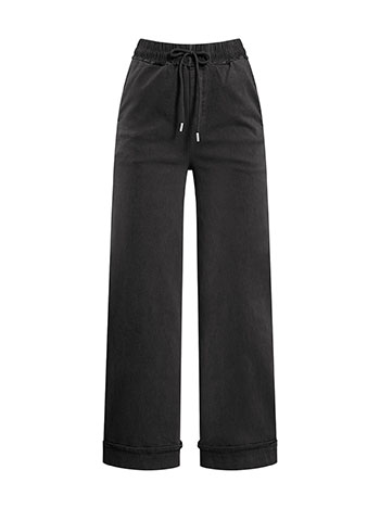 Παντελόνι wide leg με denim όψη SQ9844.1335+1 φωτογραφία