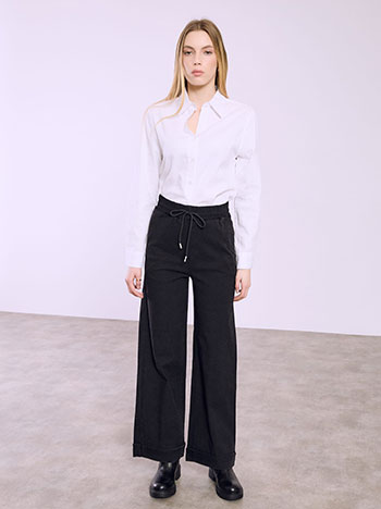 Παντελόνι wide leg με denim όψη SQ9844.1335+1 φωτογραφία