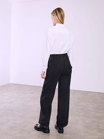 Παντελόνι wide leg με denim όψη SQ9844.1335+1 φωτογραφία