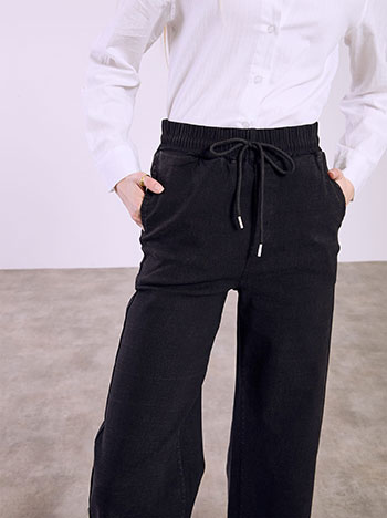 Παντελόνι wide leg με denim όψη SQ9844.1335+1 φωτογραφία