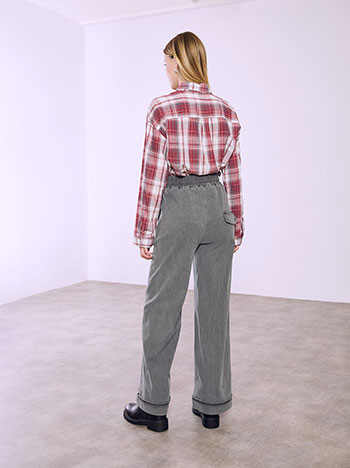 Παντελόνι wide leg με denim όψη SQ9844.1335+5 φωτογραφία