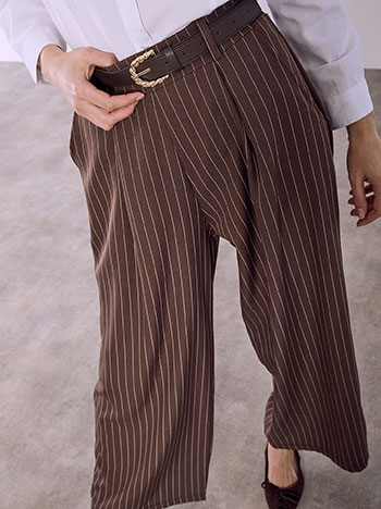 Παντελόνι ριγέ με αποσπώμενη ζώνη SQ9844.1651+2 φωτογραφία