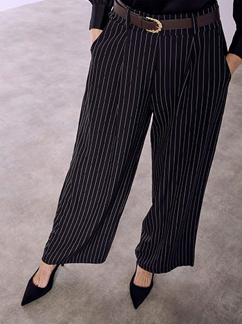 Παντελόνι ριγέ με αποσπώμενη ζώνη SQ9844.1651+1