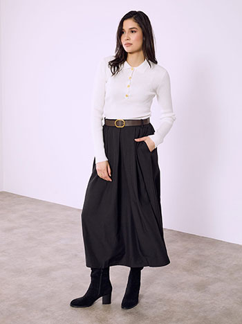 Φούστα μάξι με πιέτες SQ9844.2203+1