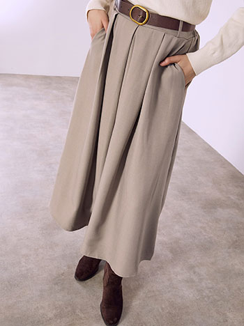 Φούστα μάξι με πιέτες SQ9844.2203+3 φωτογραφία