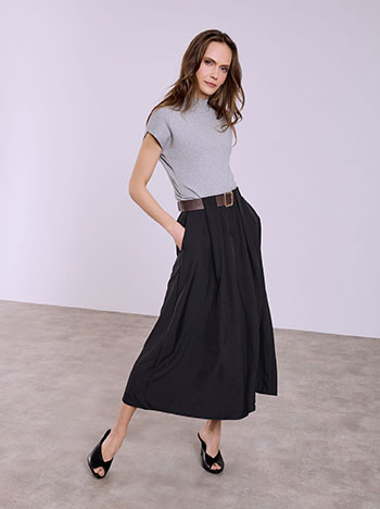 Φούστα μίντι με πιέτες SQ9844.2237+1